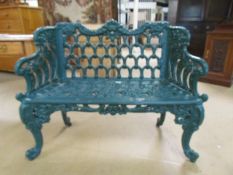 White House Rose Garden Kramer Bros style Cast iron Bench