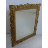 Gesso bevelled mirror