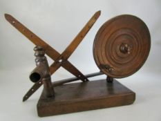 Antique spinning wheel