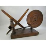 Antique spinning wheel