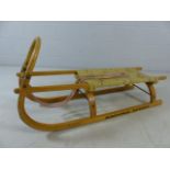 Record Sport vintage wooden sledge