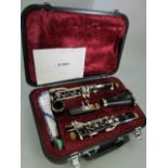 Yamaha clarinet, unused. Boxed and complete with owners manual