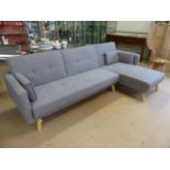 Modern L Shaped Grey Sofa