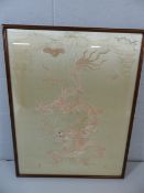 Chinese dragon silk circa 1900