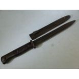 Solingen bayonet marked Paul Weyersberg & Co SOLINGEN , with scabbard