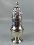 Silver hallmarked sugar shaker by Brook & Son