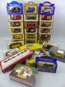 Twenty four boxed Diecast model vehicles and several boxed collections