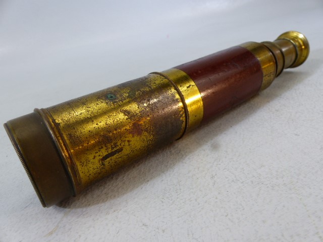 Vintage four draw telescope