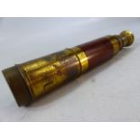 Vintage four draw telescope