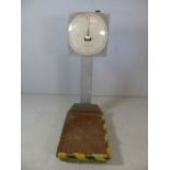 Set of upright Weighmaster commercial scales