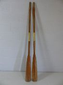 Pair of vintage oars