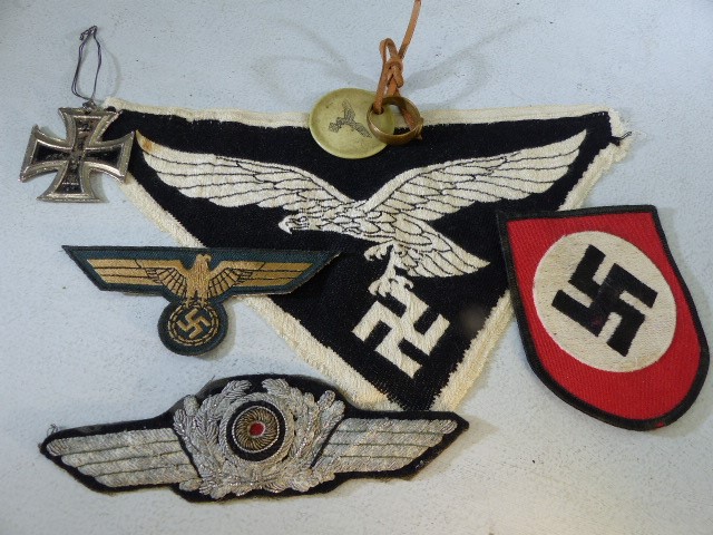 Collection of military badges