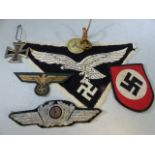 Collection of military badges