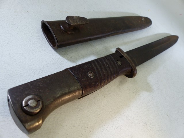 Solingen bayonet marked Paul Weyersberg & Co SOLINGEN , with scabbard - Image 2 of 3