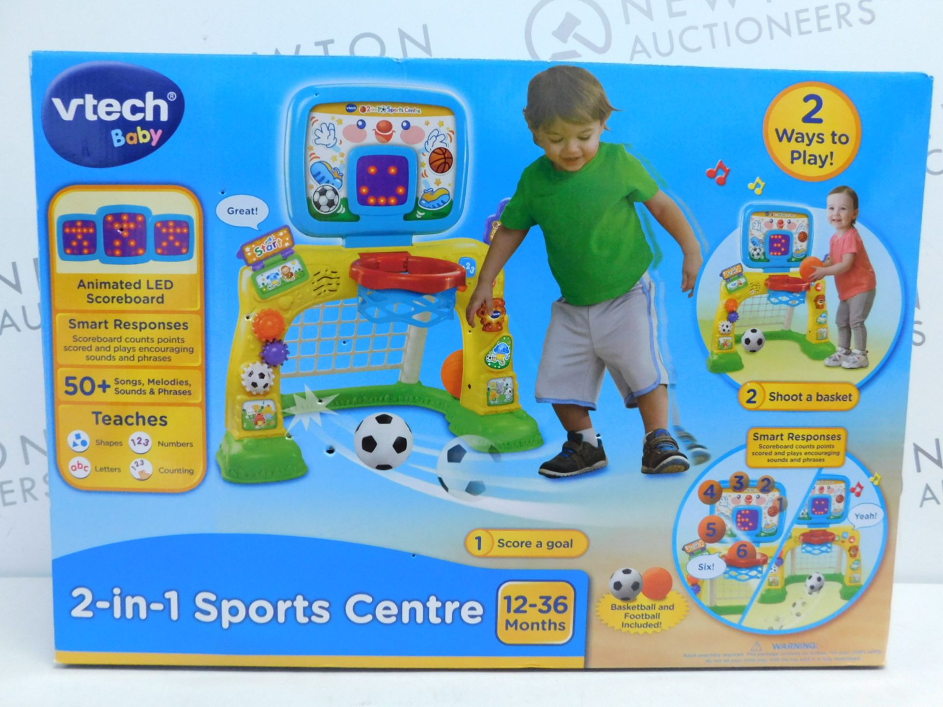 1 BOXED VTECH 2-IN-1 SPORTS CENTRE RRP £49.99