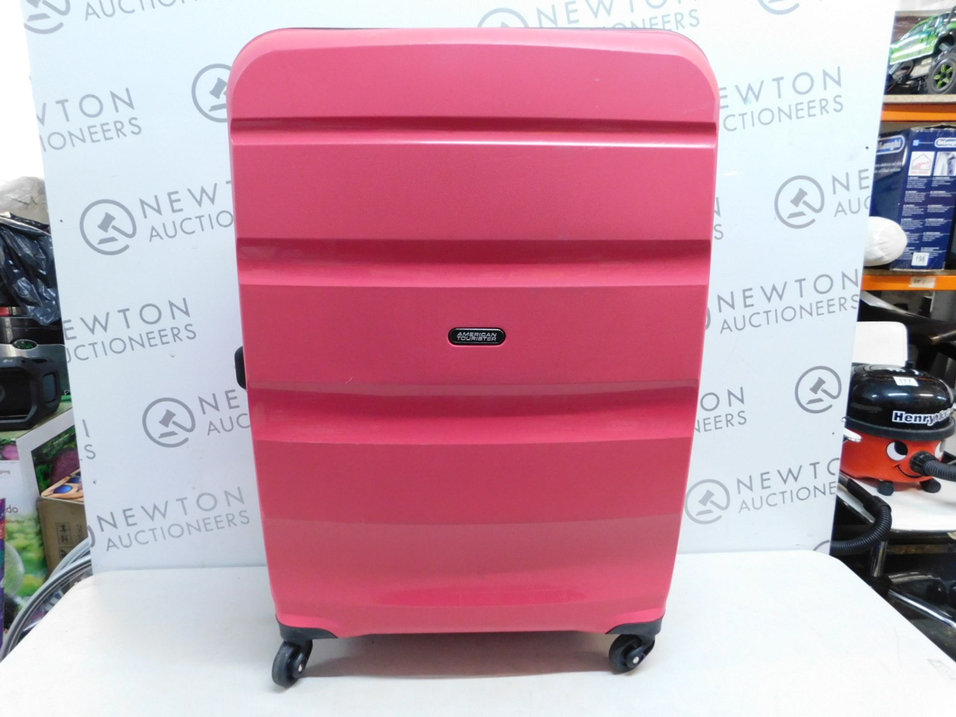 1 AMERICAN TOURISTER COMBI-LOCK PINK HARDSIDE PROTECTION LUGGAGE CASE RRP £149.99