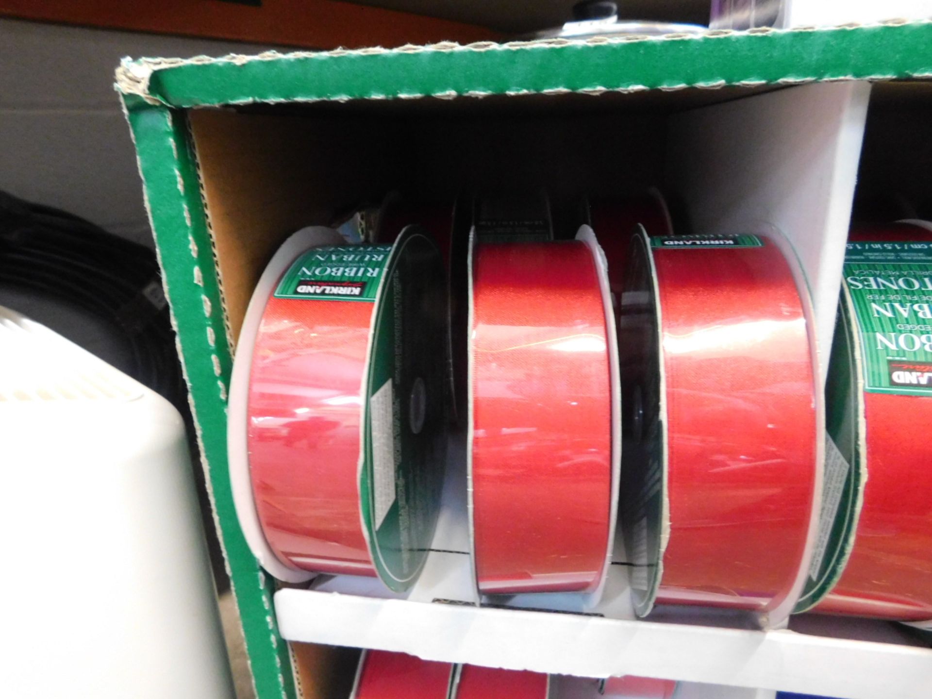 6 BRAND NEW ROLLS OF KIRKLAND WIRE EDGED ASSORTED RIBBONS RRP £11.99 EACH
