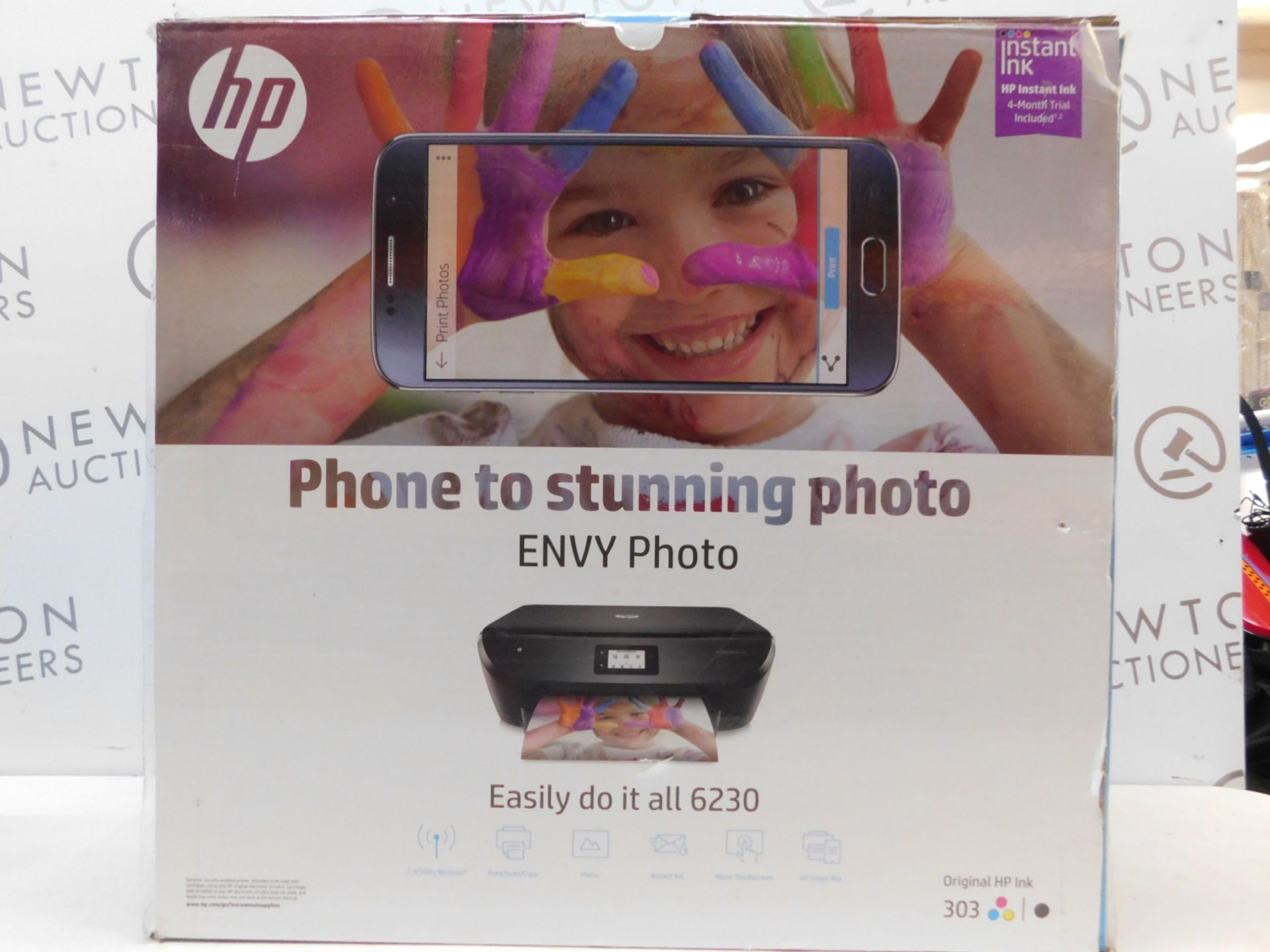 1 BOXED HP ENVY PHOTO 6230 ALL IN ONE PRINTER RRP £79.99