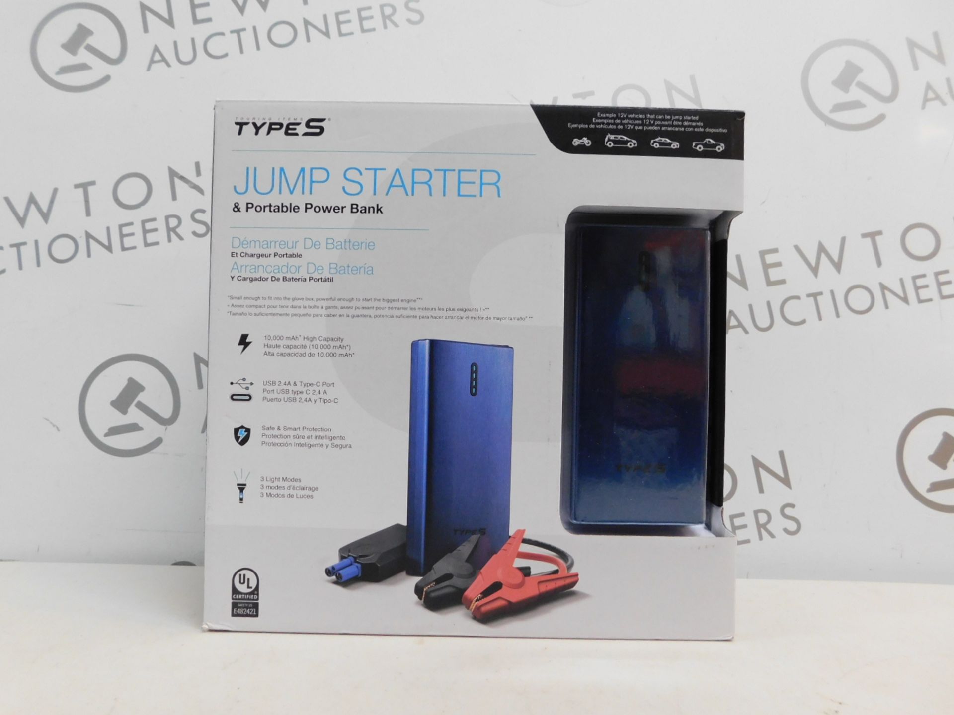 1 BOXED TYPES CAR JUMP START AND PORTABLE POWER BANK RRP £129.99