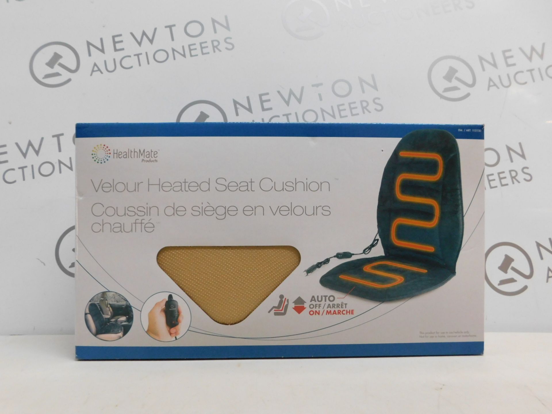 1 BOXED HEALTHMATE VELOUR HEATED SEAT CUSHION RRP £29.99