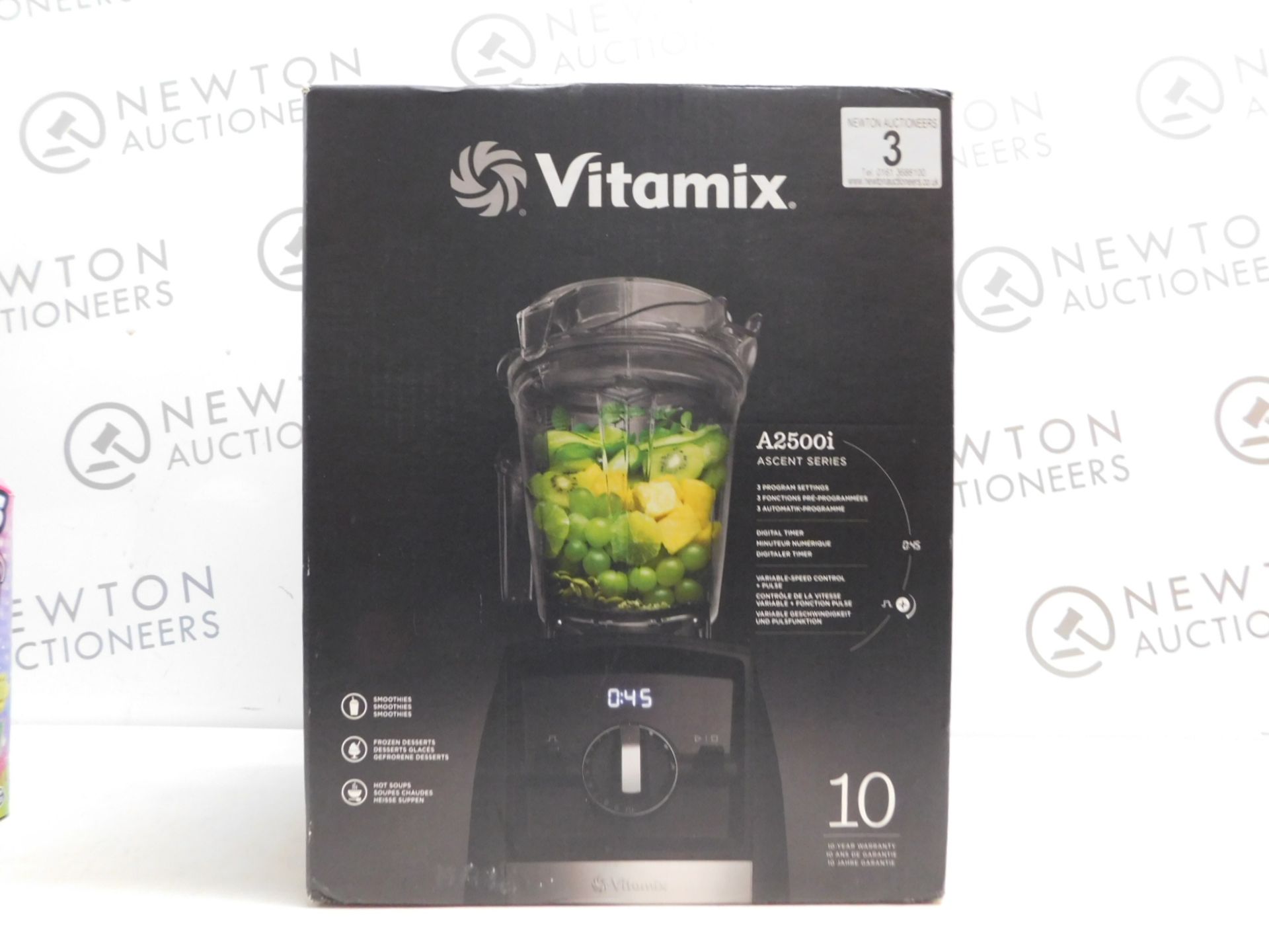 1 BOXED VITAMIX A2500I ASCENT SERIES SMART BLENDER RRP £549.99