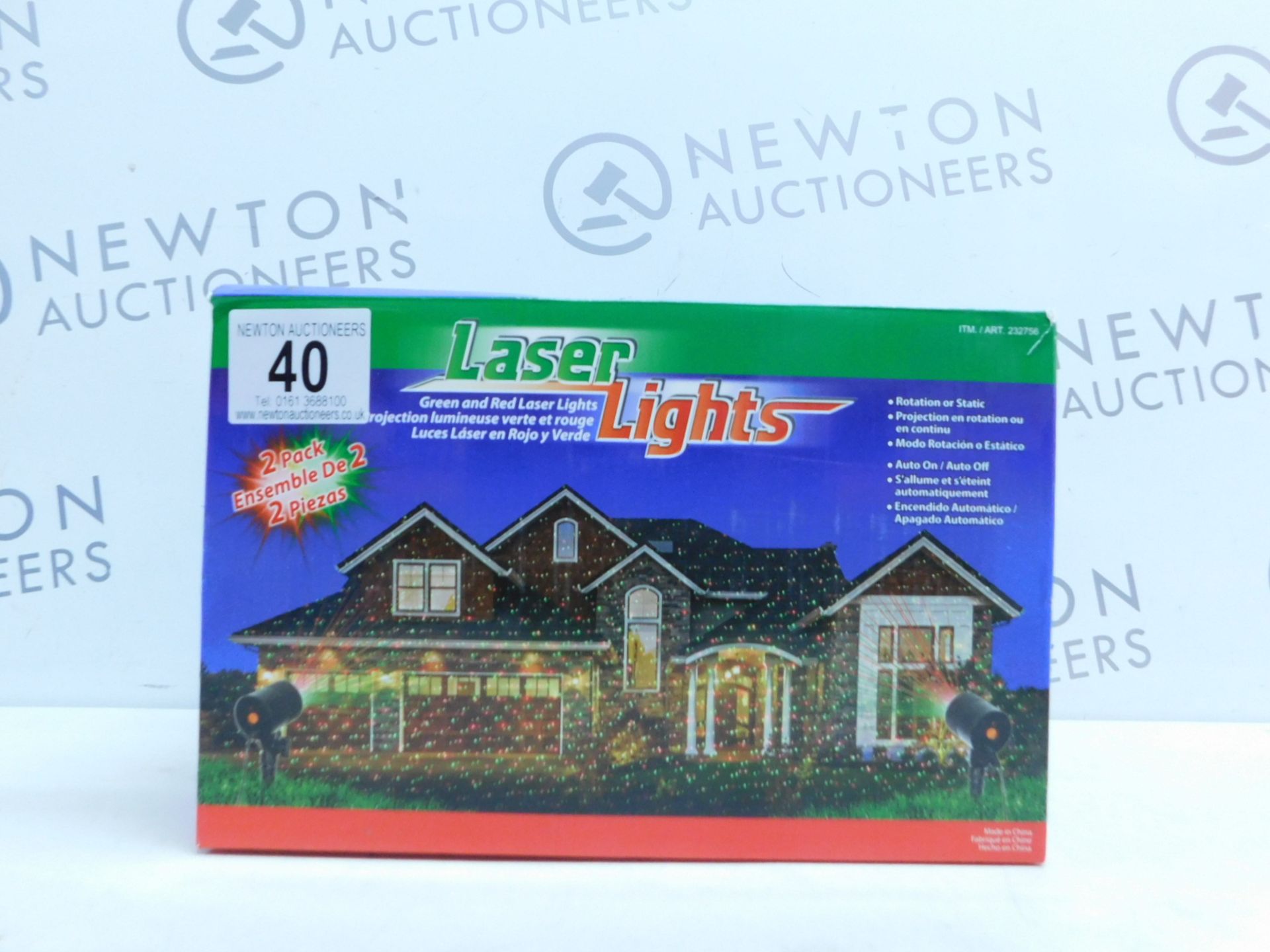 1 BOXED LASER LIGHTS GREEN & RED OUTDOOR/ INDOOR LIGHTS RRP £29.99