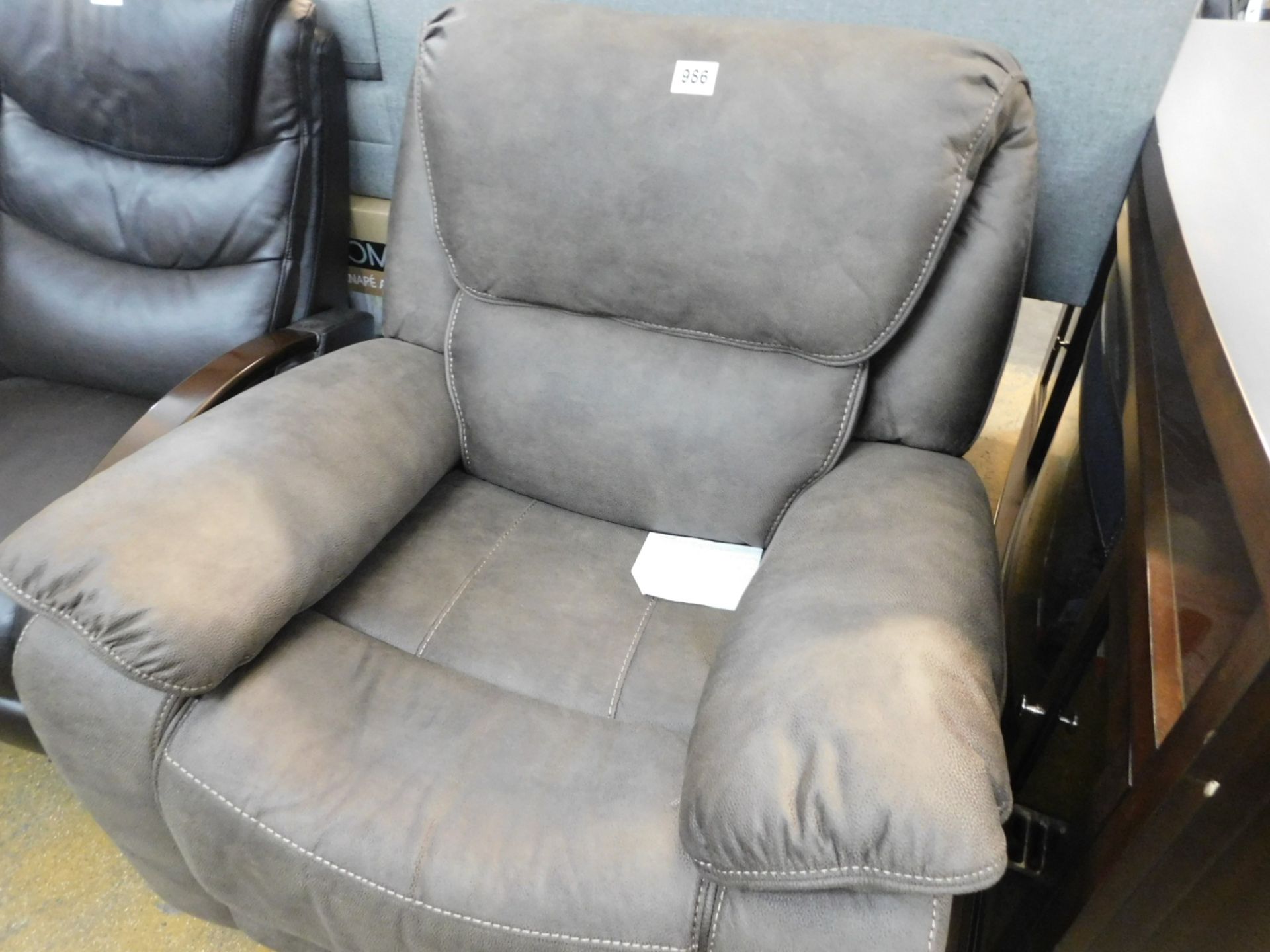 1 TRUE INNOVATIONS SUEDE LEATHER ROCKER RECLINER CHAIR RRP £299