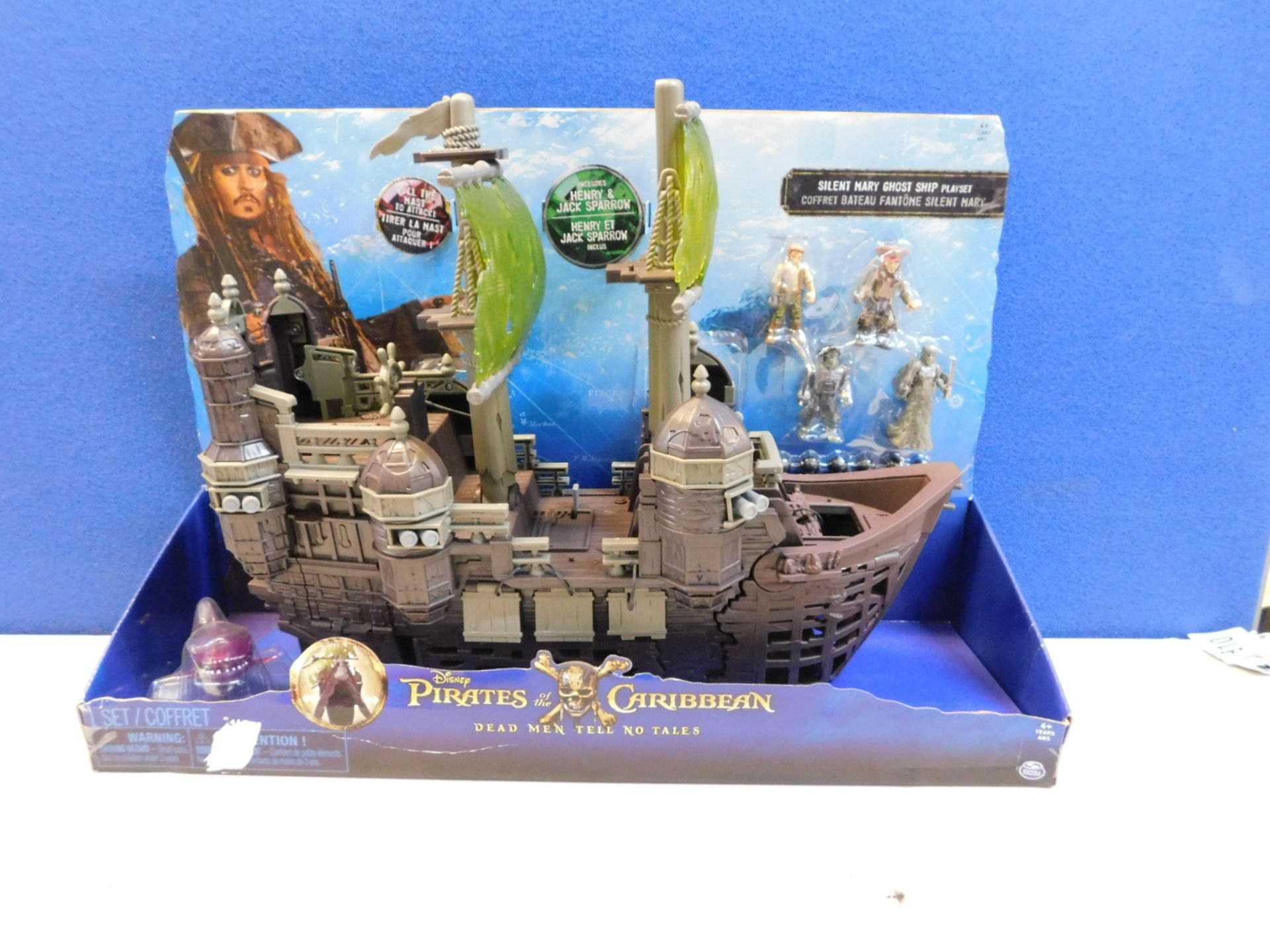 1 BOXED NEW PIRATES OF THE CARIBBEAN SILENT MARY GHOST SHIP PLAY SET RRP £49.99