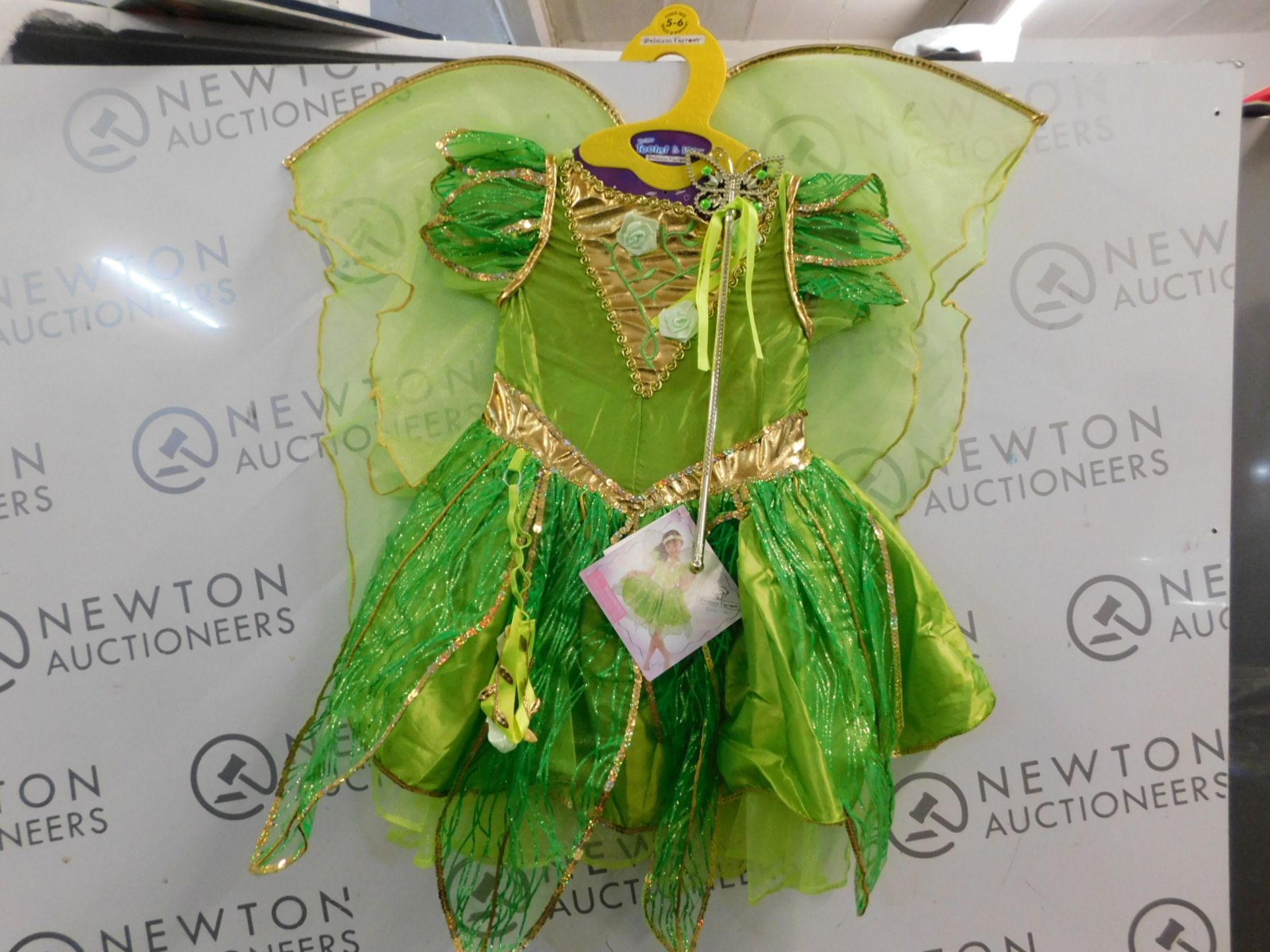 1 CHILDRENS TEETOTS GREEN FAIRY COSTUME AGES 5-6 RRP £29.99