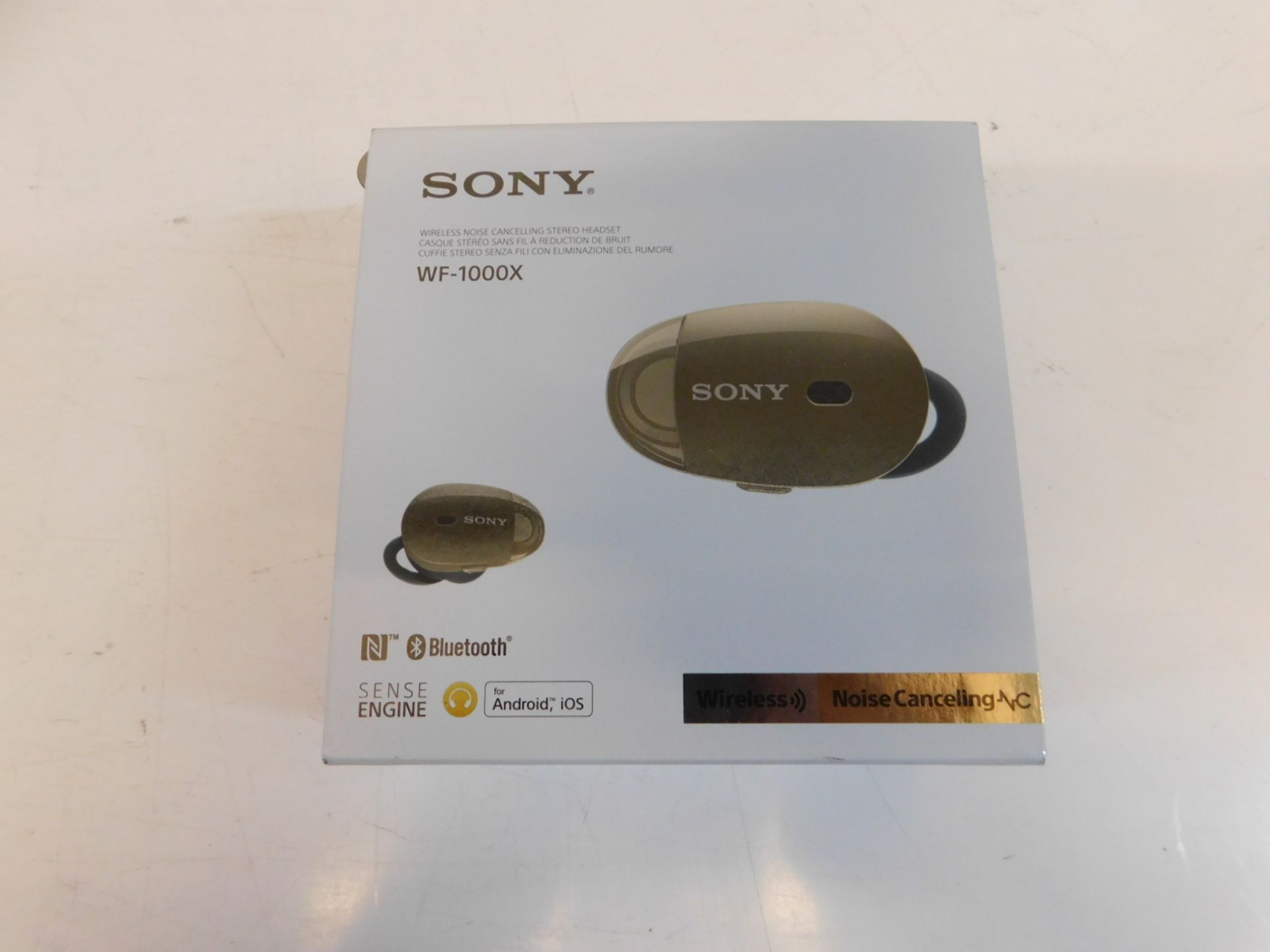 1 BOXED SONY EAR BUDS MODEL WF-1000X RRP £129.99