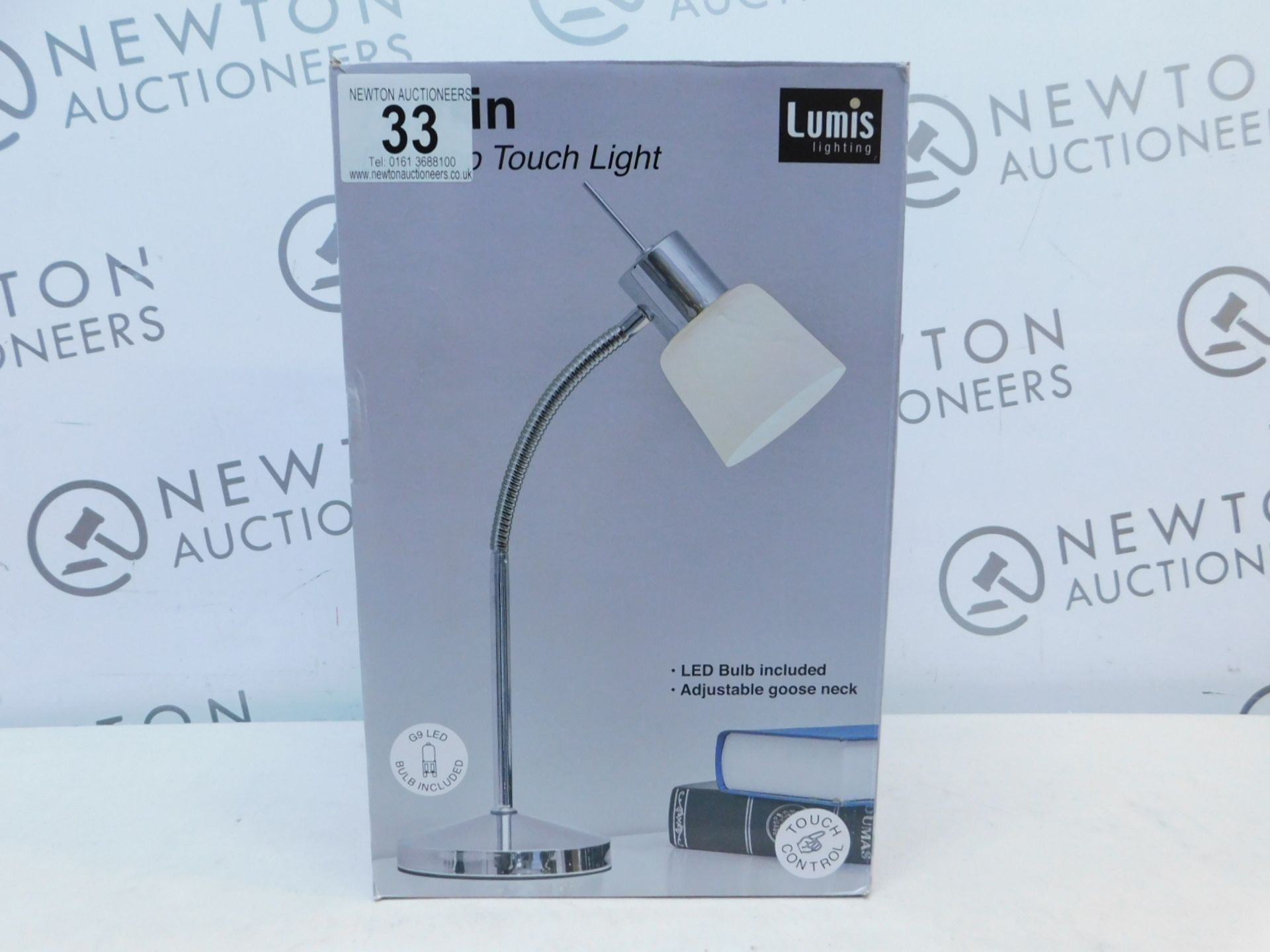 1 BOXED LUMIS LIGHTING ALDRIN DESKTOP TOUCH LIGHT RRP £29.99