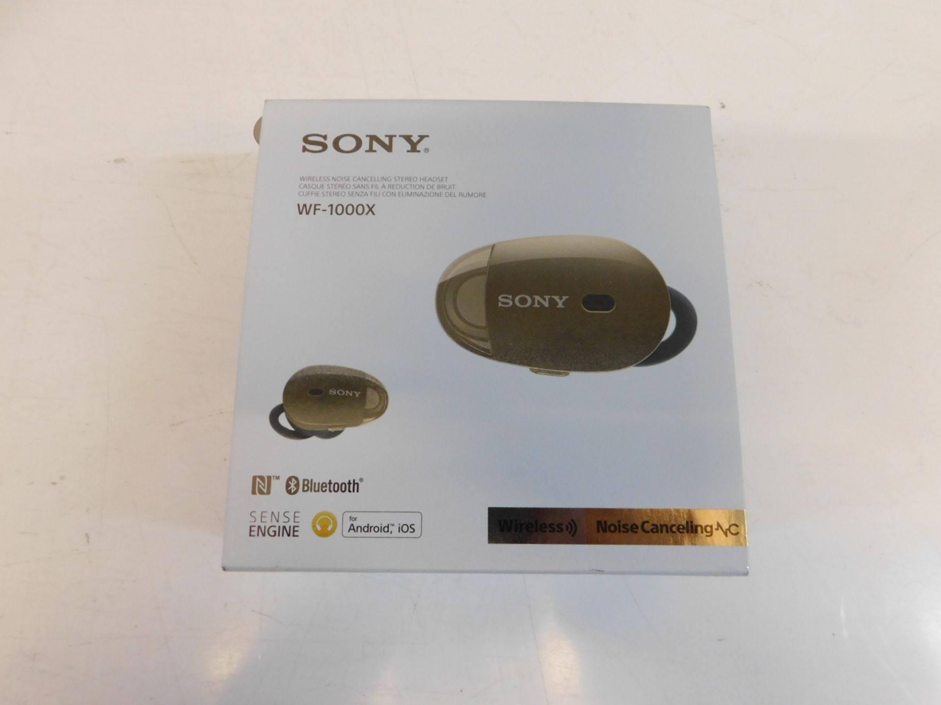 1 BOXED SONY EAR BUDS MODEL WF-1000X RRP £129.99