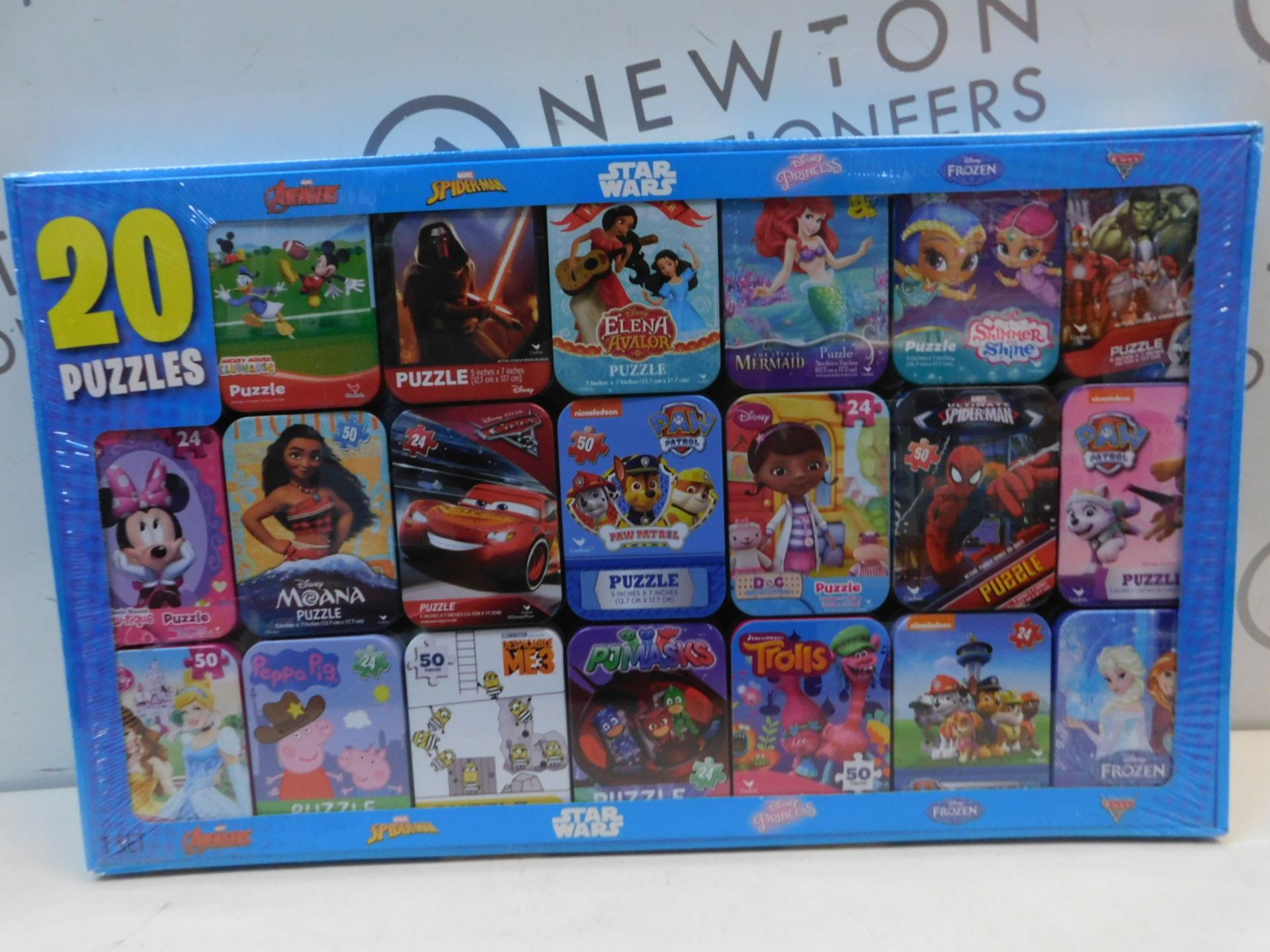 1 BRAND NEW SEALED BOX OF 20 CHARACTER PUZZLES FOR KIDS RRP £39.99