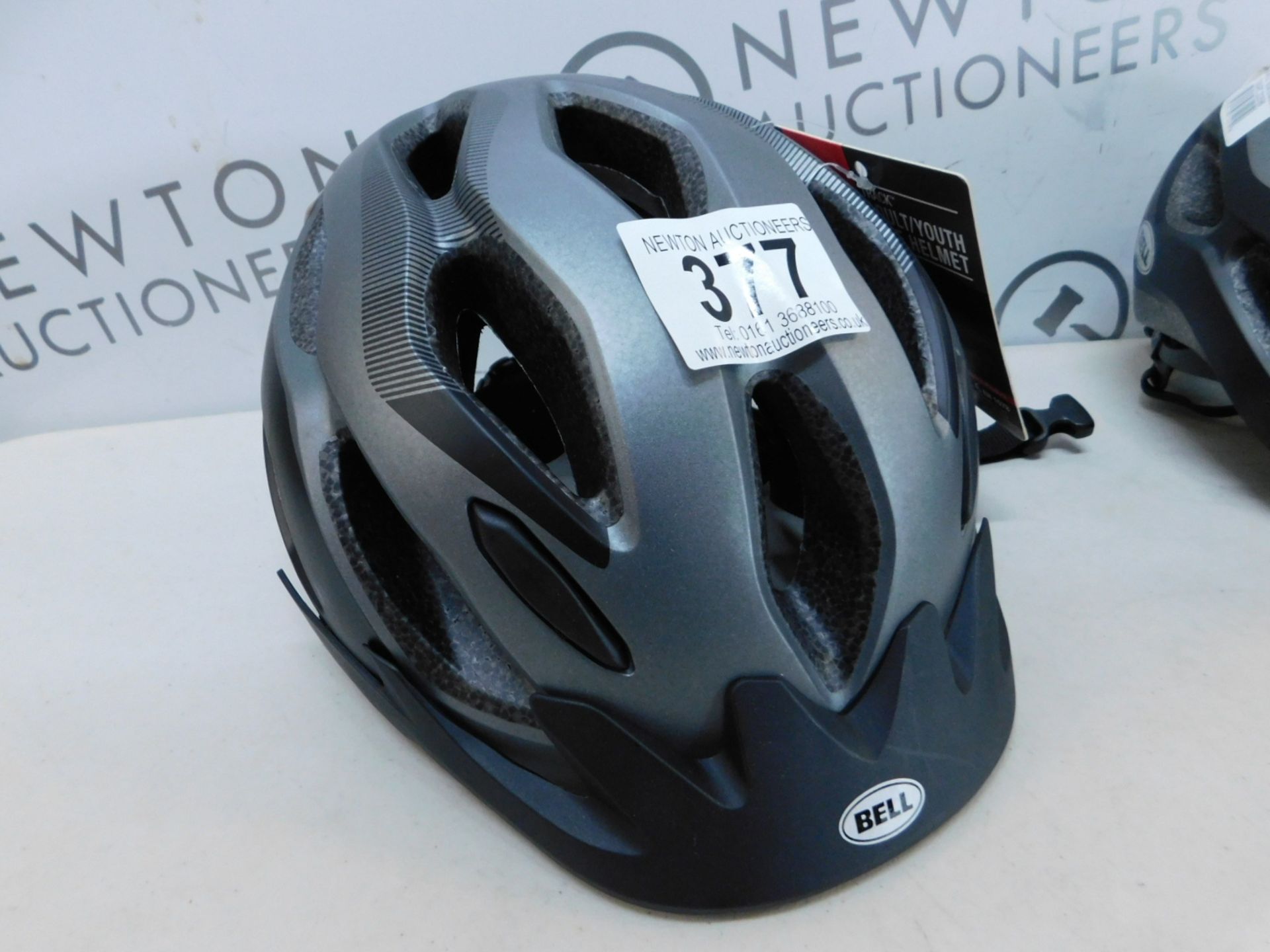 1 BELL REFLECTOR ADULT/ YOUTH MATT GREY BICYCLE HELMET RRP £49.99