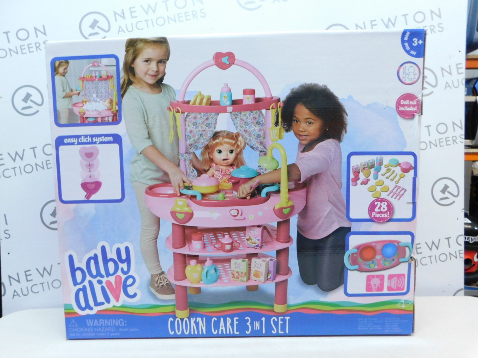 1 BRAND NEW BOXED BABY ALIVE COOK N CARE 3-IN-1 PLAYSET RRP £39.99