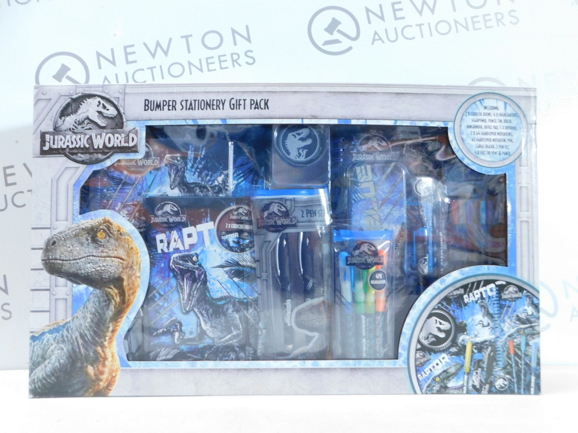 1 BRAND NEW BOXED JURASSIC WORLD BUMPER STATIONERY GIFT PACK RRP £29.99