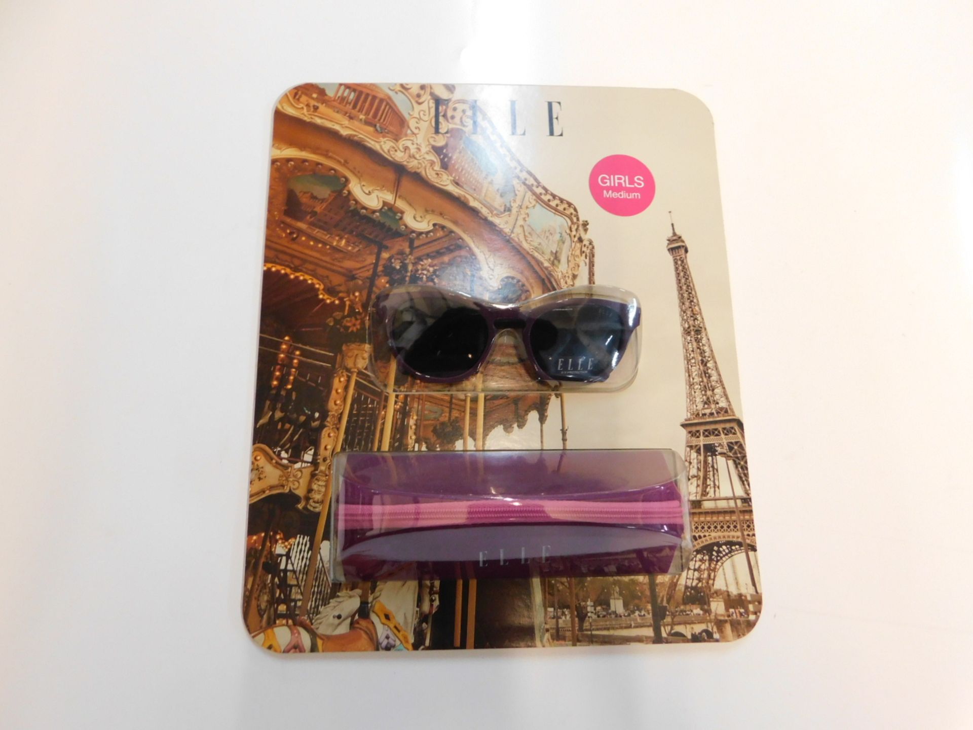 1 BRAND NEW PACK OF ELLE GILRS SUNGLASESS WITH CASE SIZE MEDIUM RRP £39.99