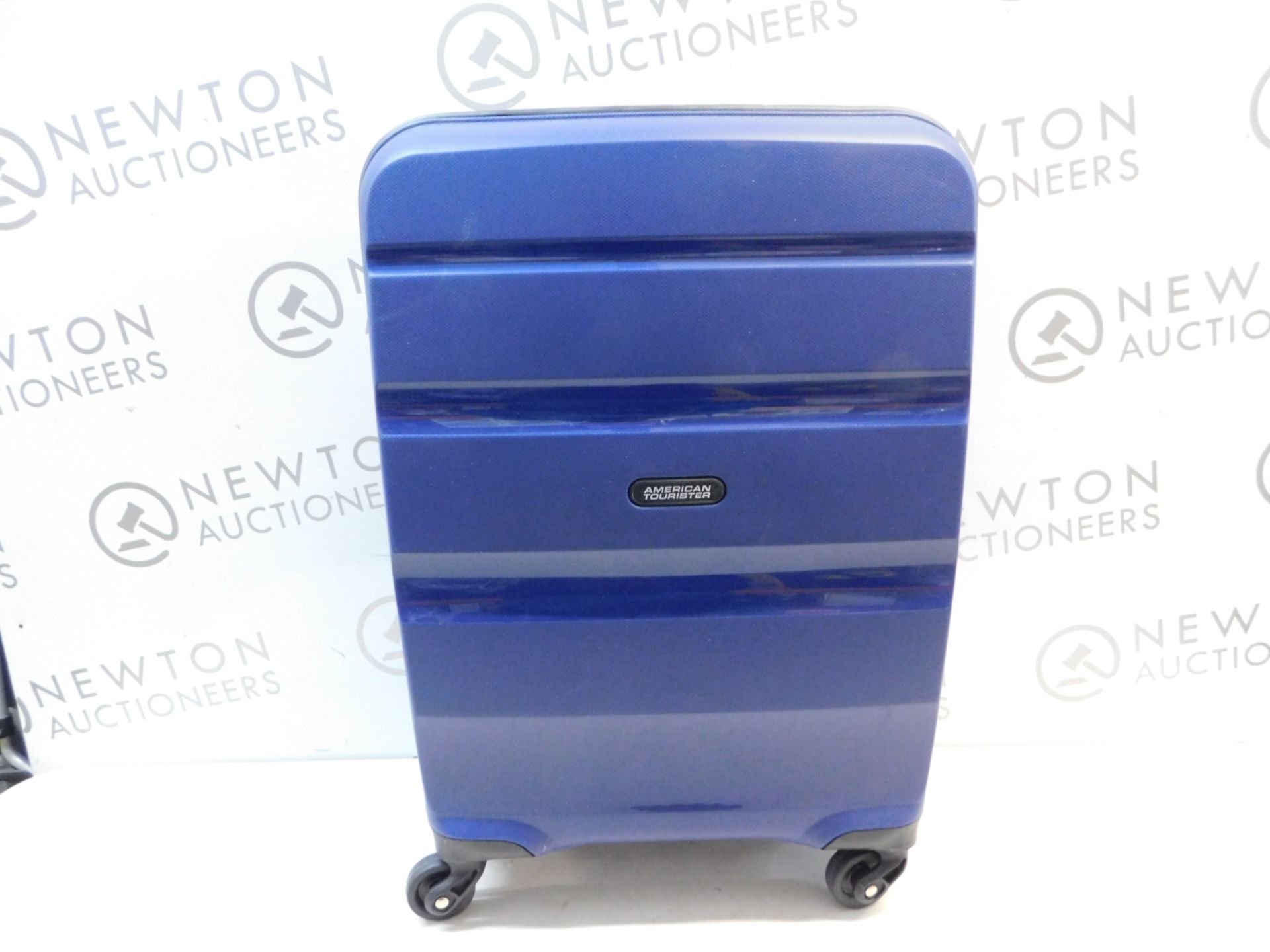 1 AMERICAN TOURISTER NAVY BLUE COMBI-LOCK HARDSIDE PROTECTION CABIN CASE RRP £64.99