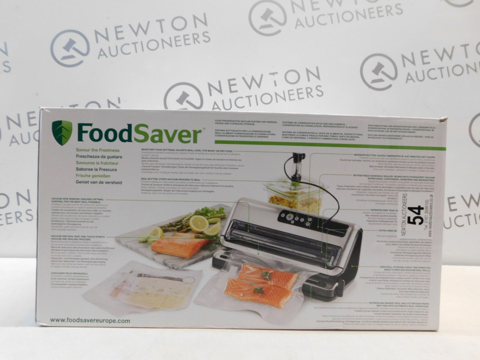 1 BOXED FOODSAVER AUTOMATED VACUUM SEALING SYSTEM RRP £249.99