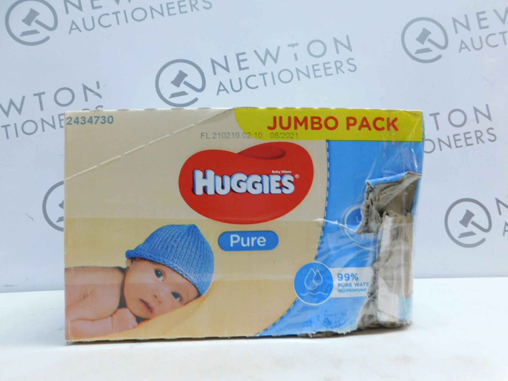 1 BOXED HUGGIES 8PK (APPROX) PURE WATER WIPES RRP RRP £24.99