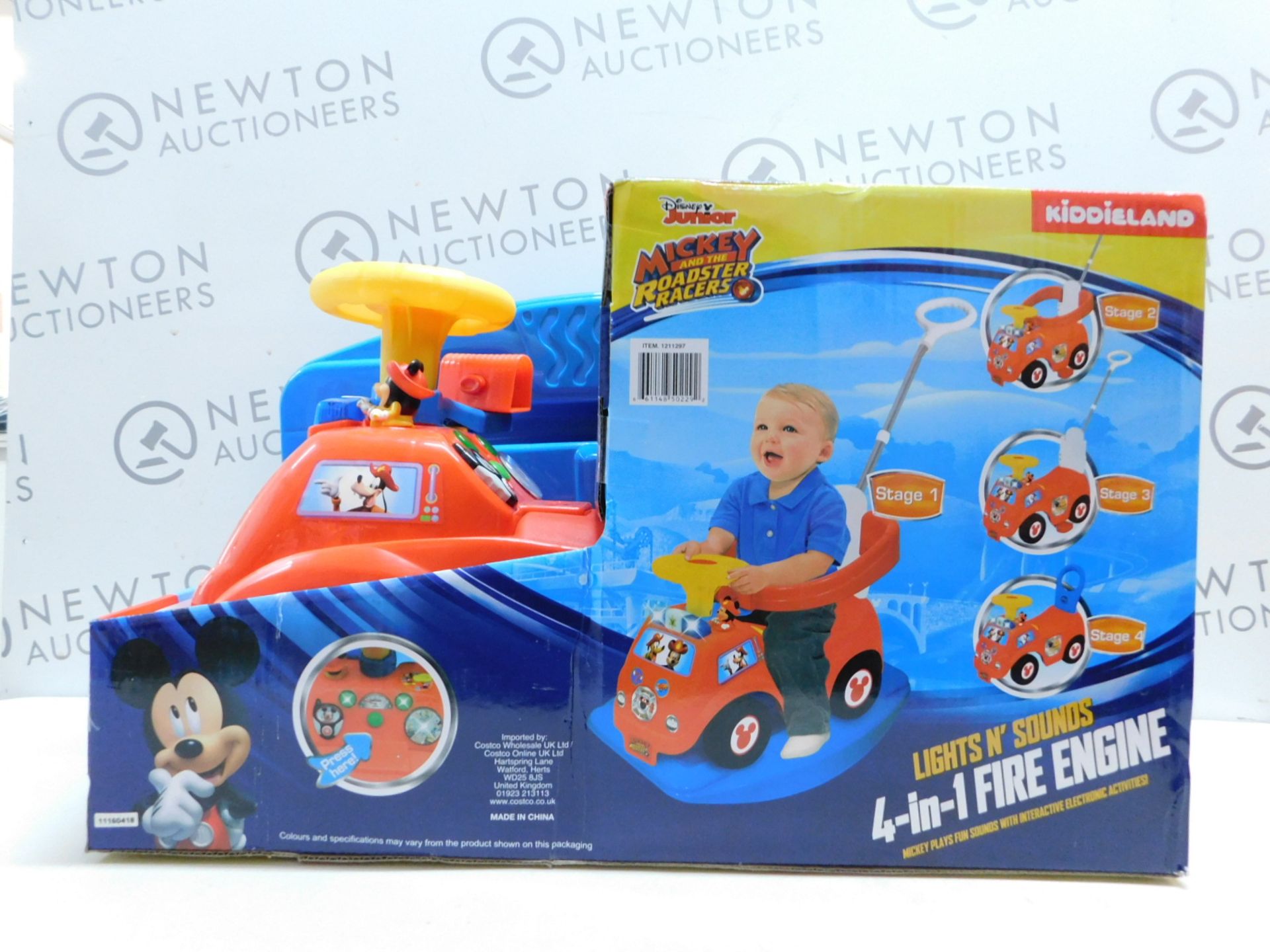 1 BOXED DISNEY JUNIOR KIDDIELAND MINNIE AND THE ROADSTER RACERS 4-IN-1 FIRE ENGINE RRP £99.99