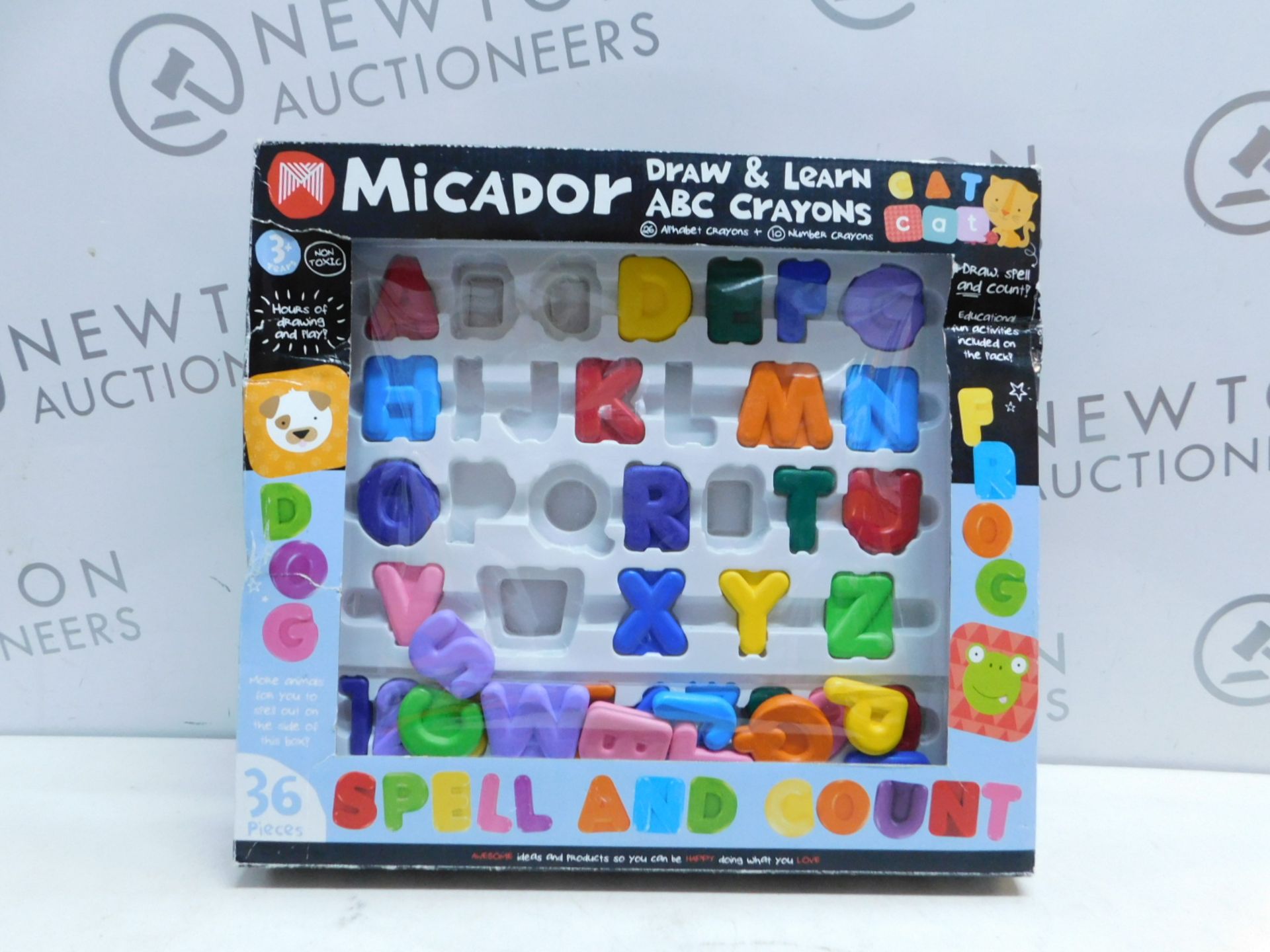 1 BOXED MICADOR DRAW AND LEARN ABC CRAYONS RRP £39.99