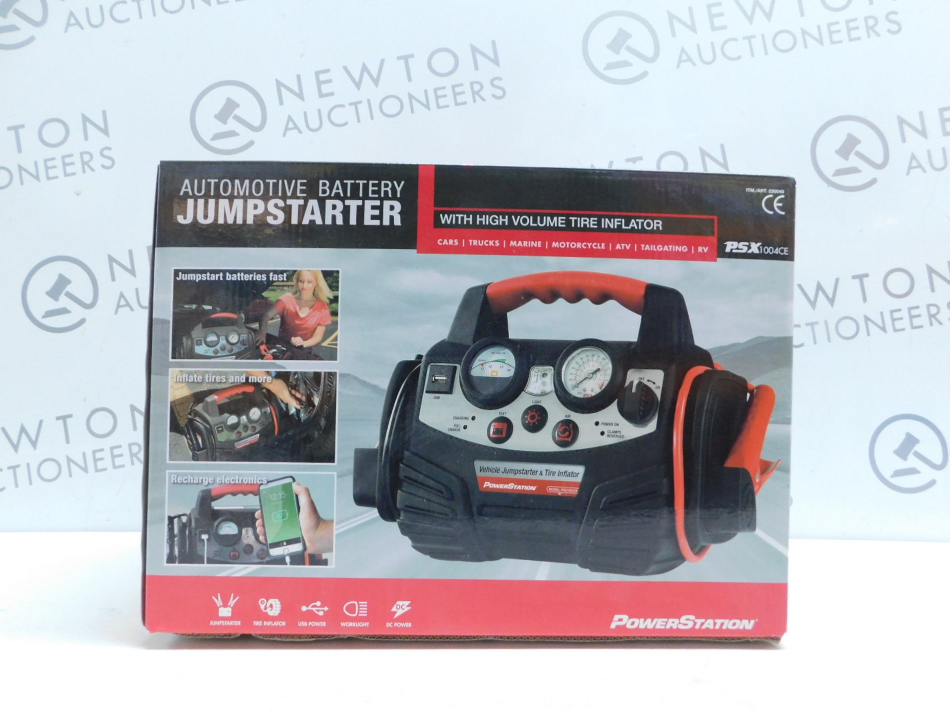 1 BOXED POWERSTATION PSX1004CE PROFESSIONAL GRADE JUMP STARTER RRP £159