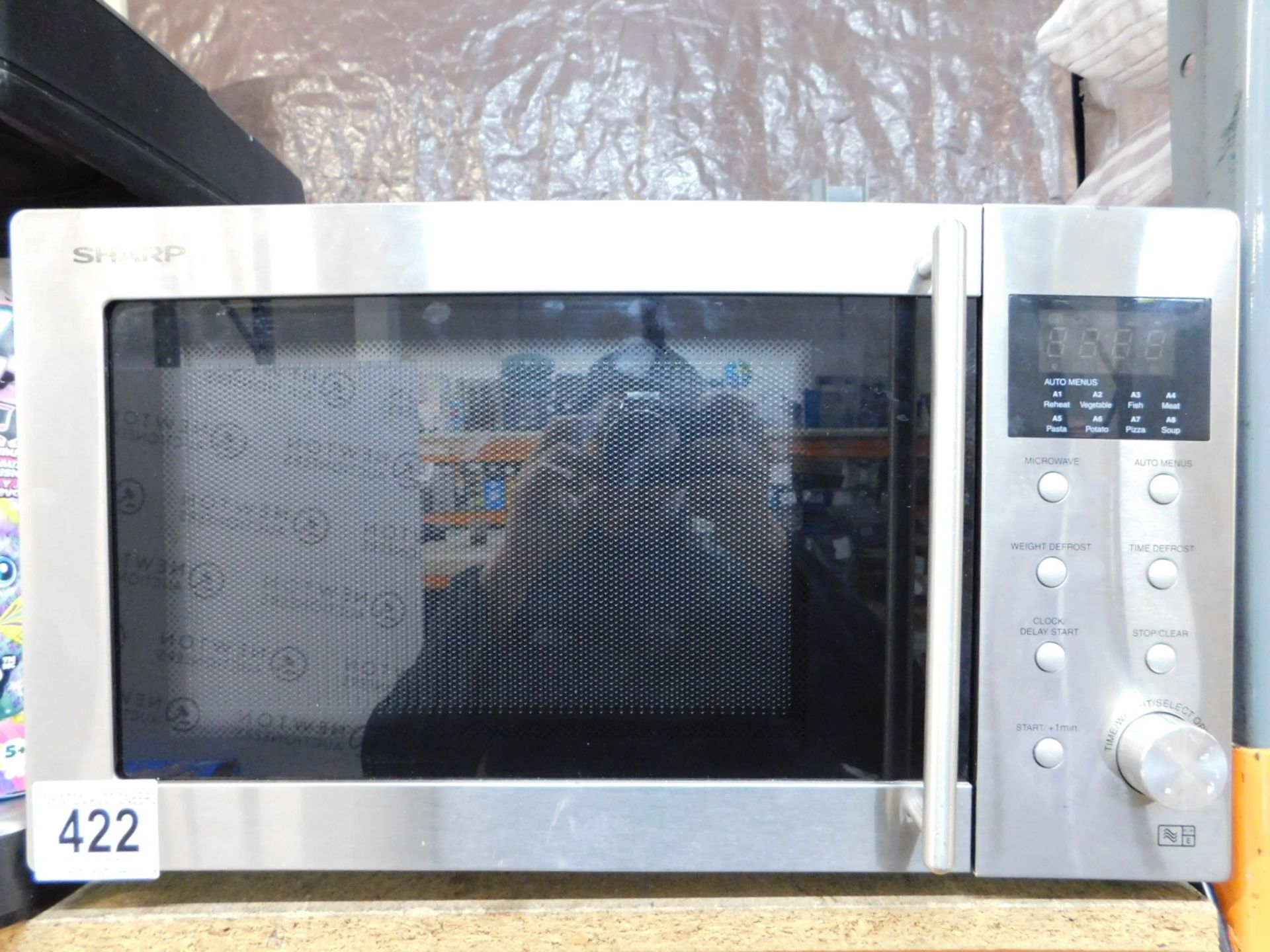 1 SHARP SOLO 23 LITRE 800W STAINLESS STEEL MICROWAVE OVEN RRP £179.99