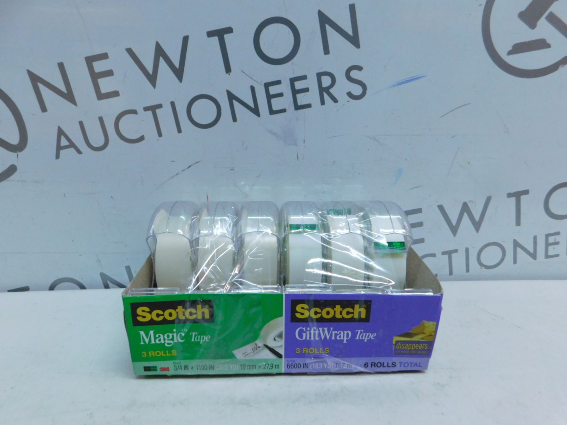 1 PACK OF 5 SCOTCH GIFTWRAP AND MAGIC TAPE RRP £24.99