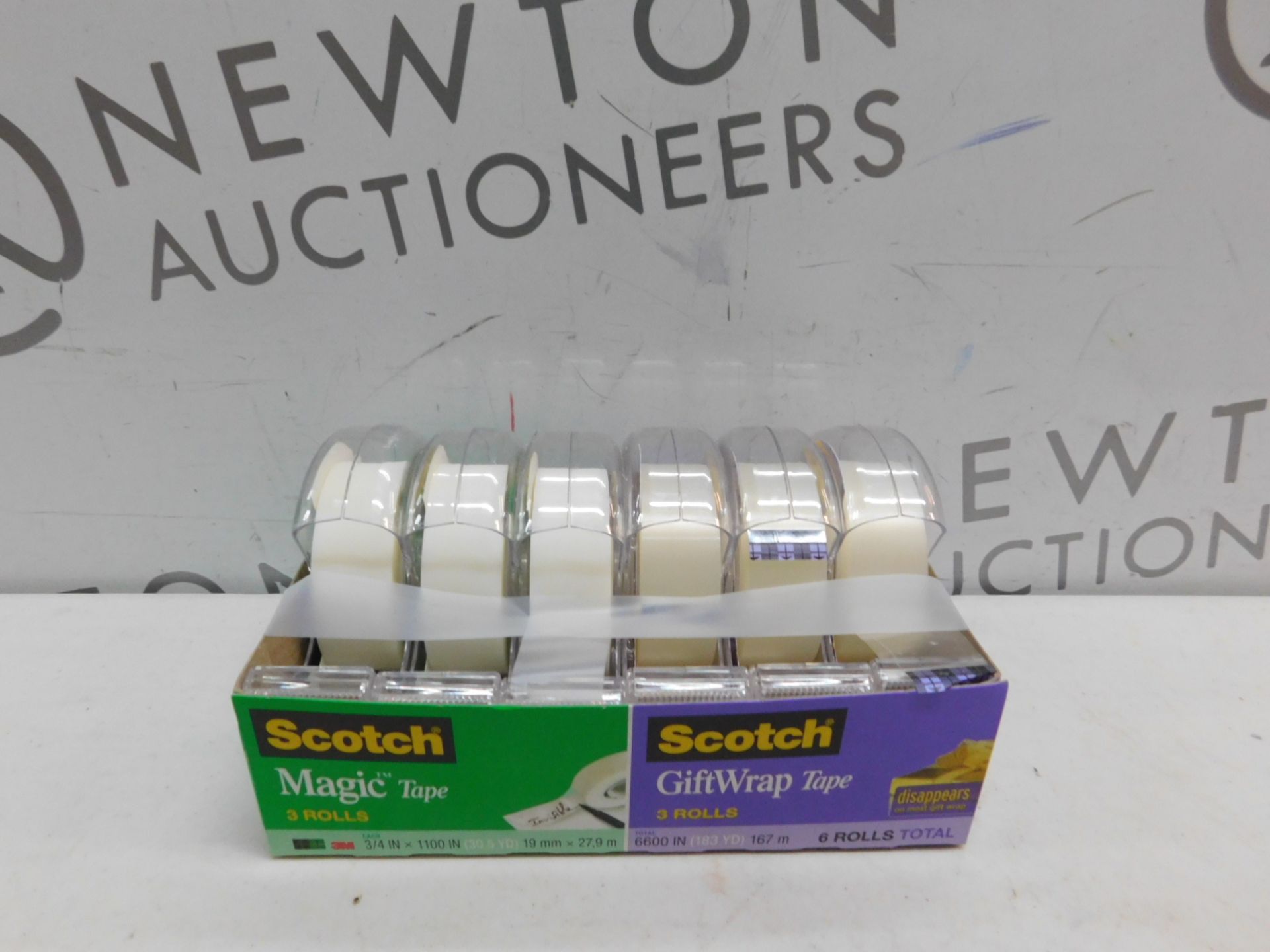 1 PACK OF 5 SCOTCH GIFTWRAP AND MAGIC TAPE RRP £24.99