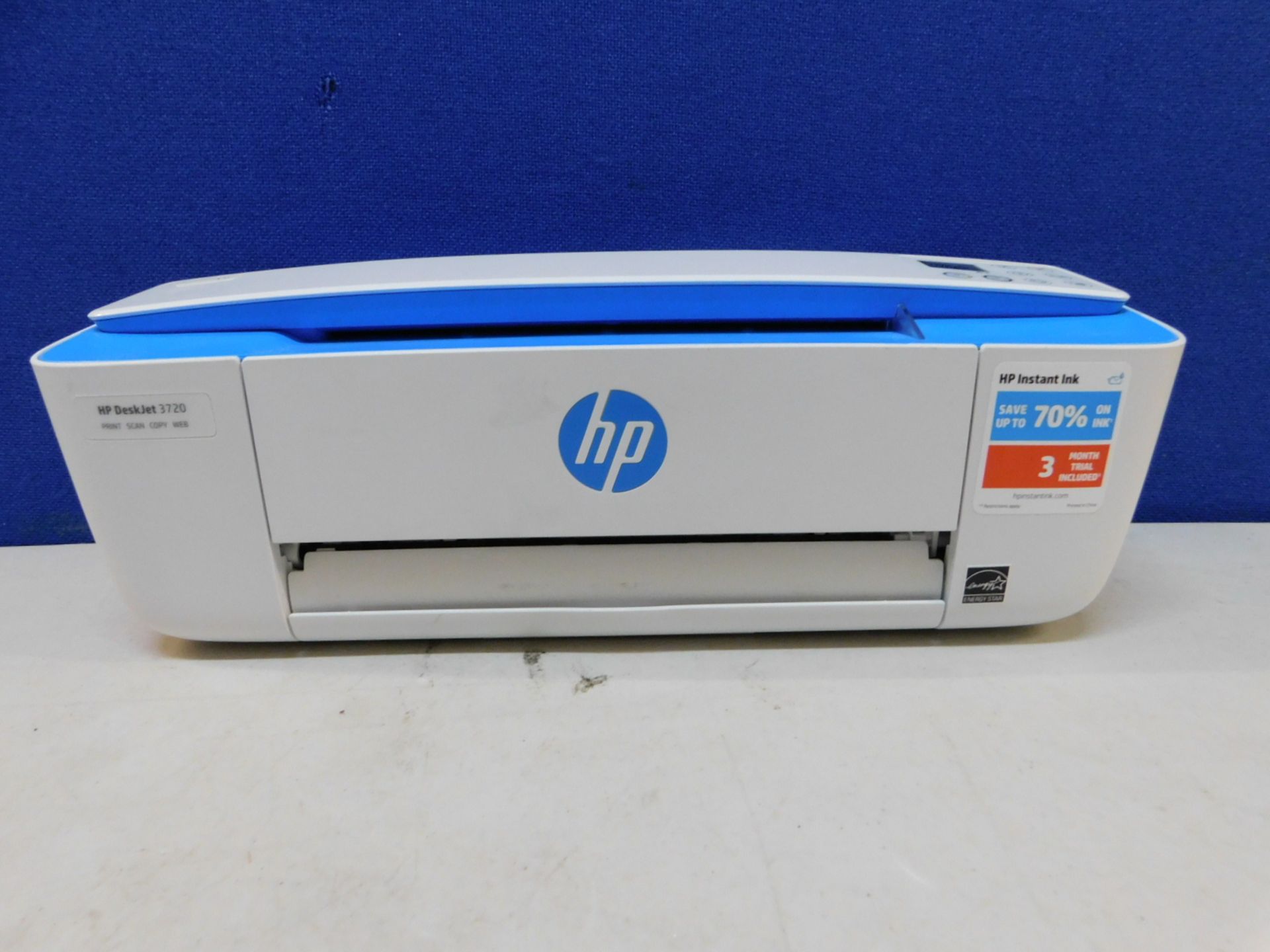 1 HP DESKJET 3720 ALL IN ONE COLOUR PRINTER RRP £59.99