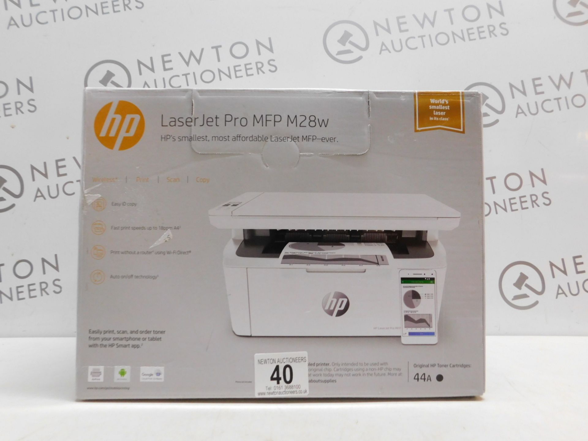 1 BOXED HP LASERJET PRO MFP M28W COMPACT MULTI-FUNCTION PRINTER RRP £129.99