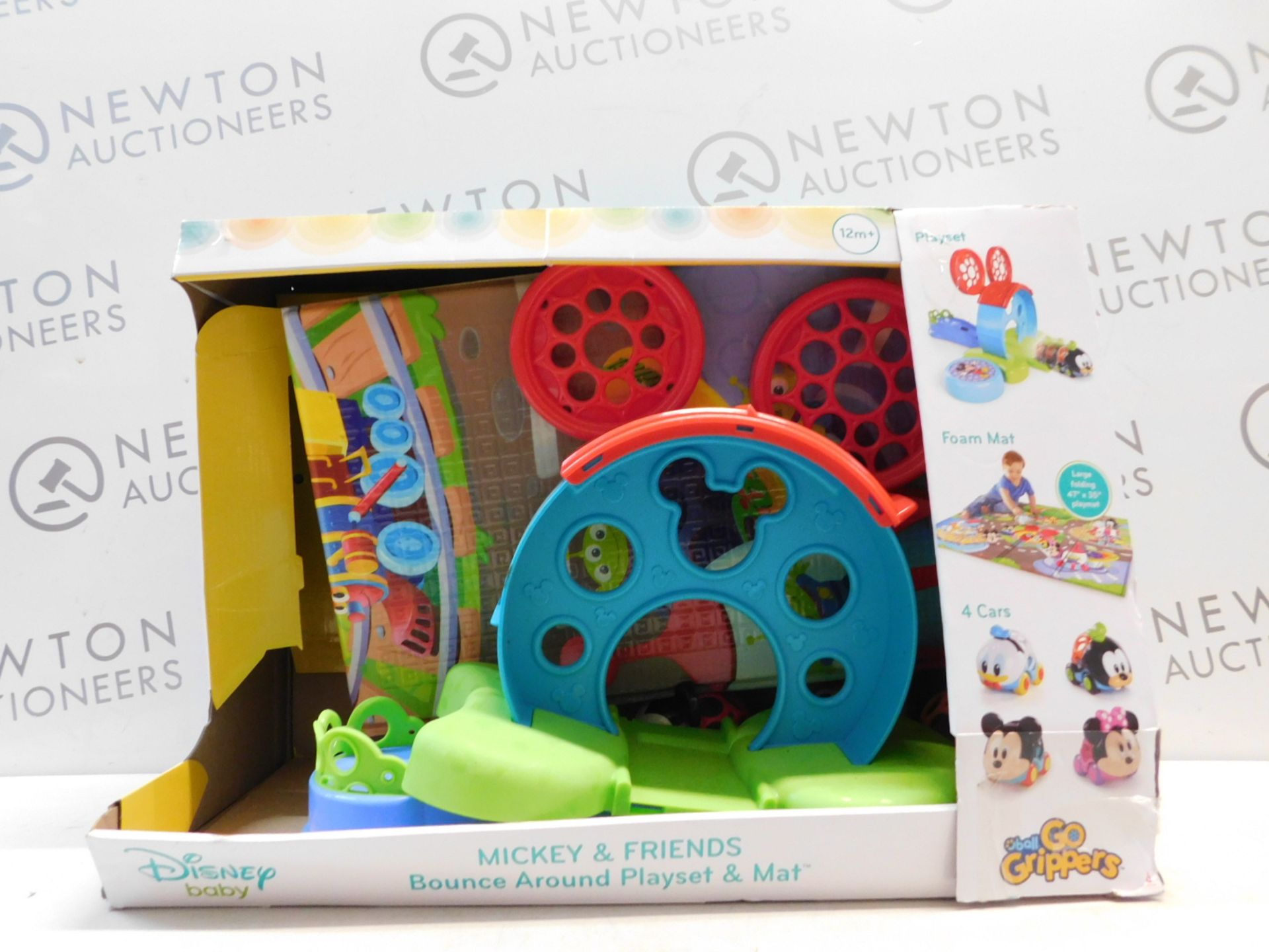 1 BOXED DISNEY BABY GO GRIPPERS MICKEY & FRIENDS BOUNCE AROUND PLAYSET WITH PLAY MAT RRP £39.99