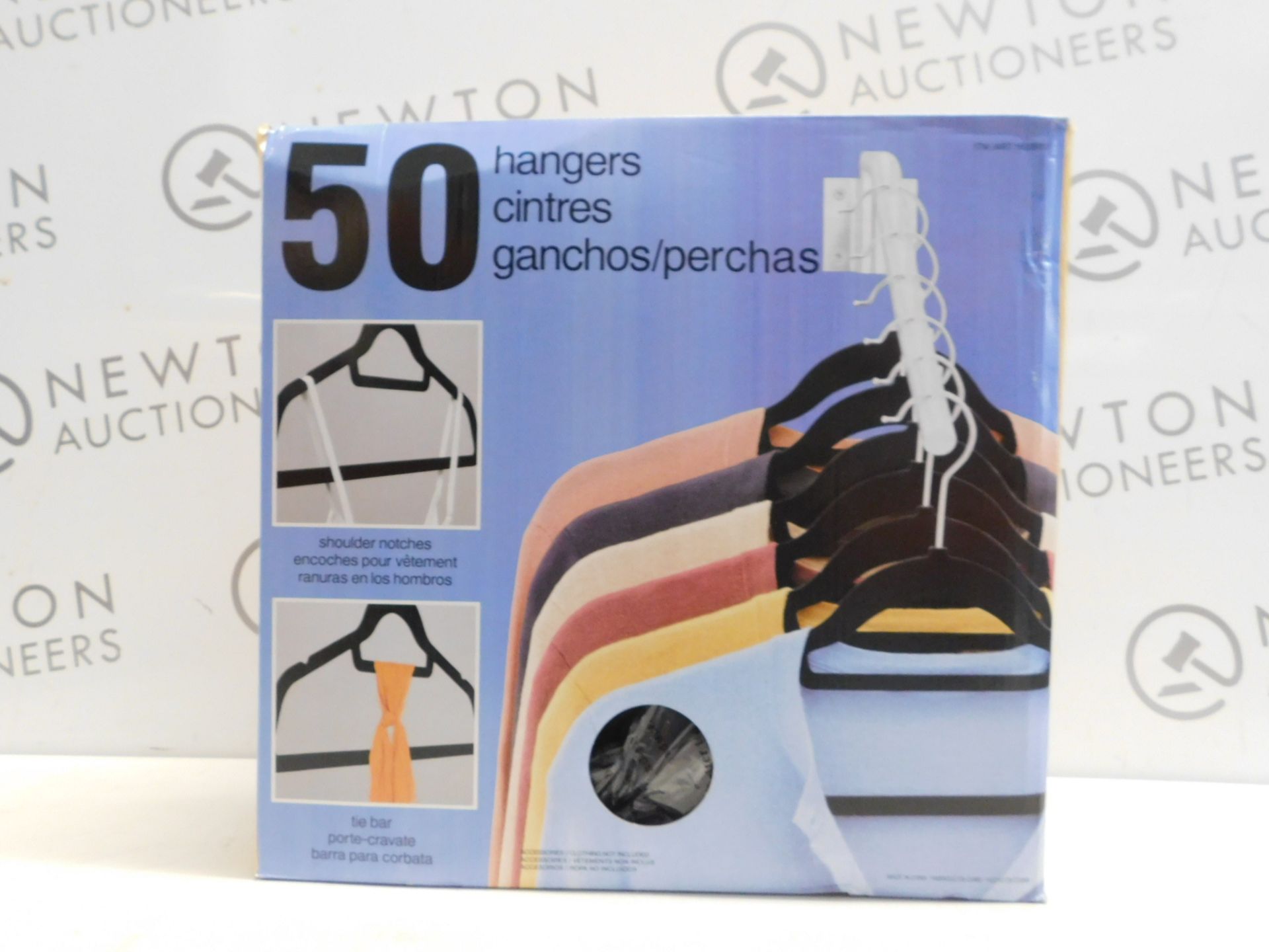 1 BOX OF APPROXIMATELY 50 NON SLIP HANGERS RRP £39.99